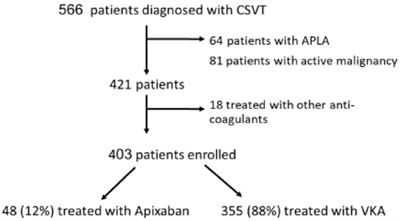 Efficacy and safety of Apixaban in the treatment of cerebral venous sinus thrombosis: a multi-center study